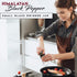 Himalayan Salt and Pepper Grinder Set with Stainless Steel Rack 5.3oz | HIMALAYAN CHEF